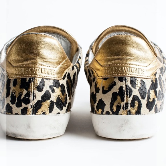 Zadig & Voltaire Leopard Leo Wild Sneakers - Picture 4 of 8